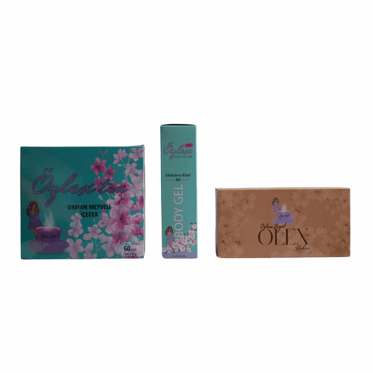 Café Détox Minceur, Thé et Gel Corps OZLEX (Özlem Üçgül) Ensemble